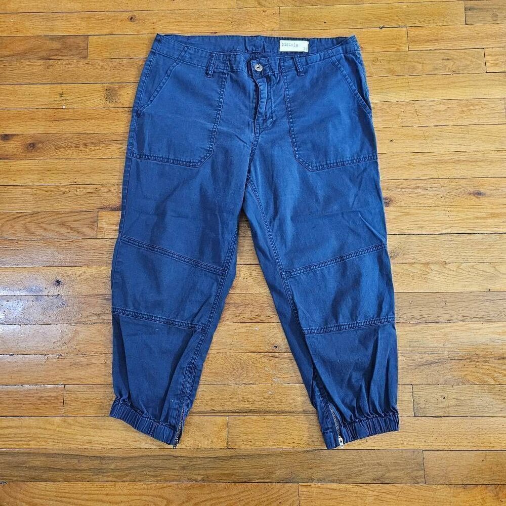 Pistola Blue Jogger Crop Pants Size 31